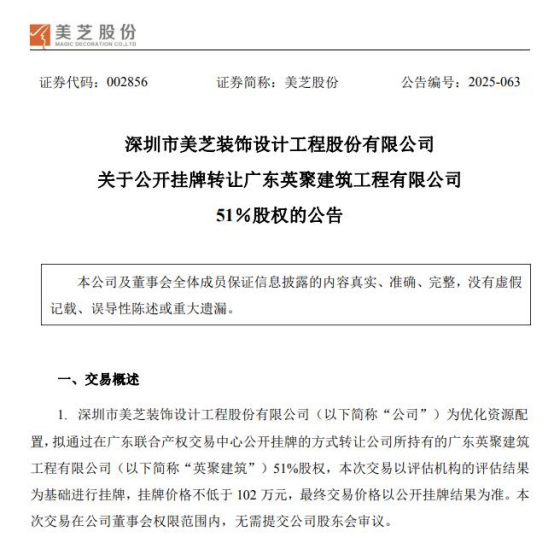 杠杆配资网 拟转让50处房产，又卖建筑公司，“深圳老字号”断臂求生